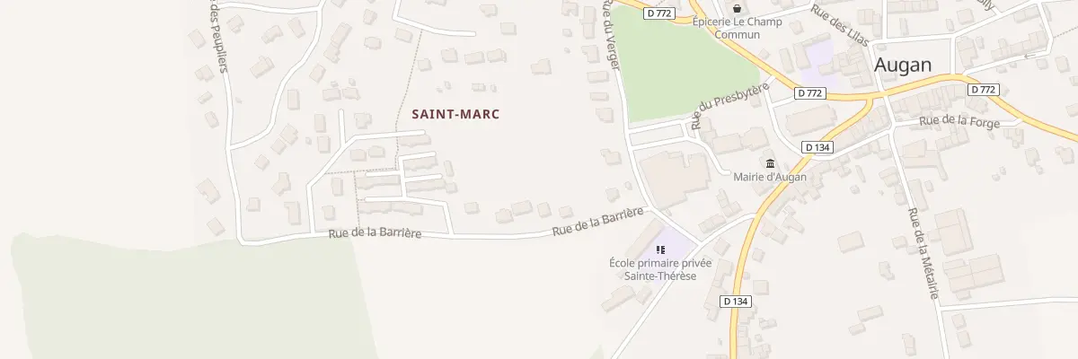 Plan du 8 Rue de la Barrière à Augan