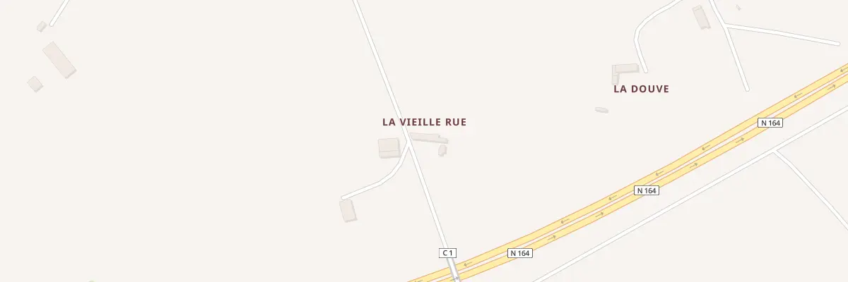Plan du 5267 La Vieille Rue à Trémorel