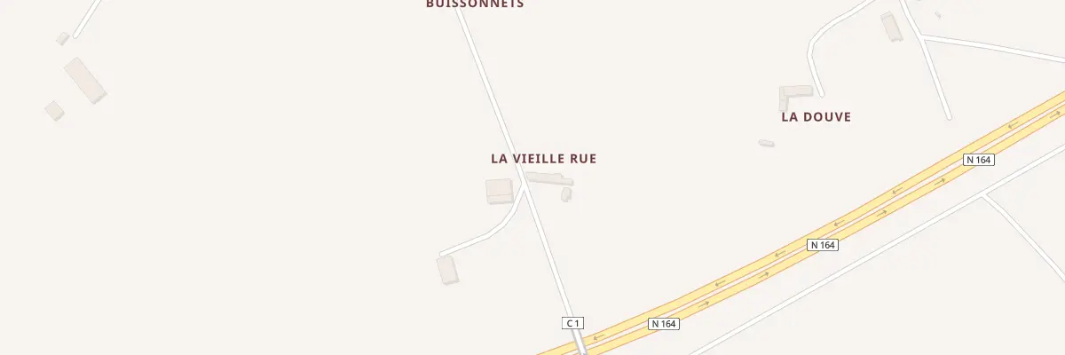 Plan du 1 La Vieille Rue à Trémorel