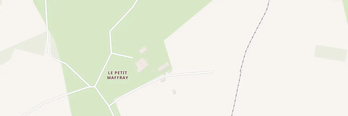 Plan du 1 Le Petit Maffray à Trémorel