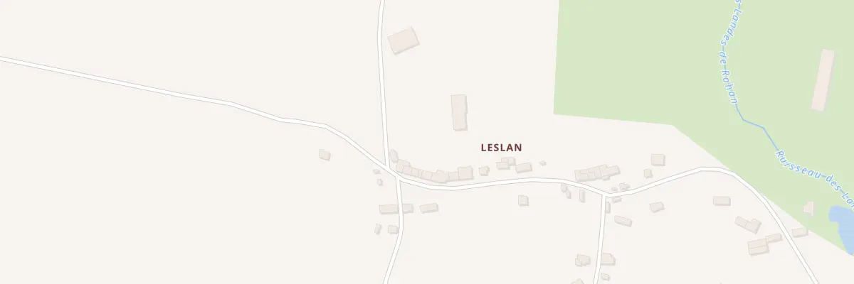 Plan du 5840 Leslan à Campénéac