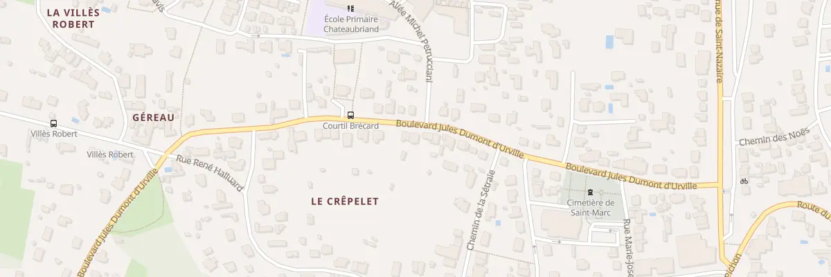 Plan du 25 Bd Jules Dumont d’Urville à Saint-Nazaire