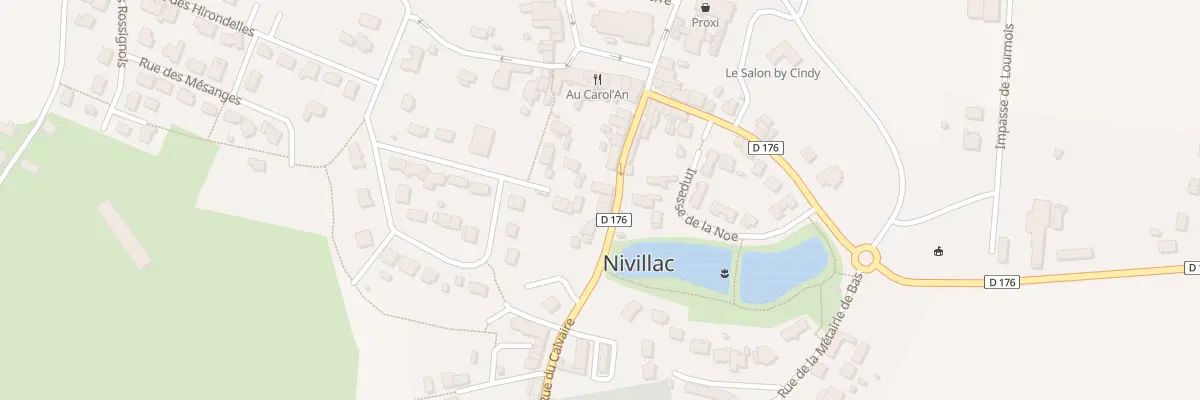 Plan du 16 Rue du Calvaire à Nivillac