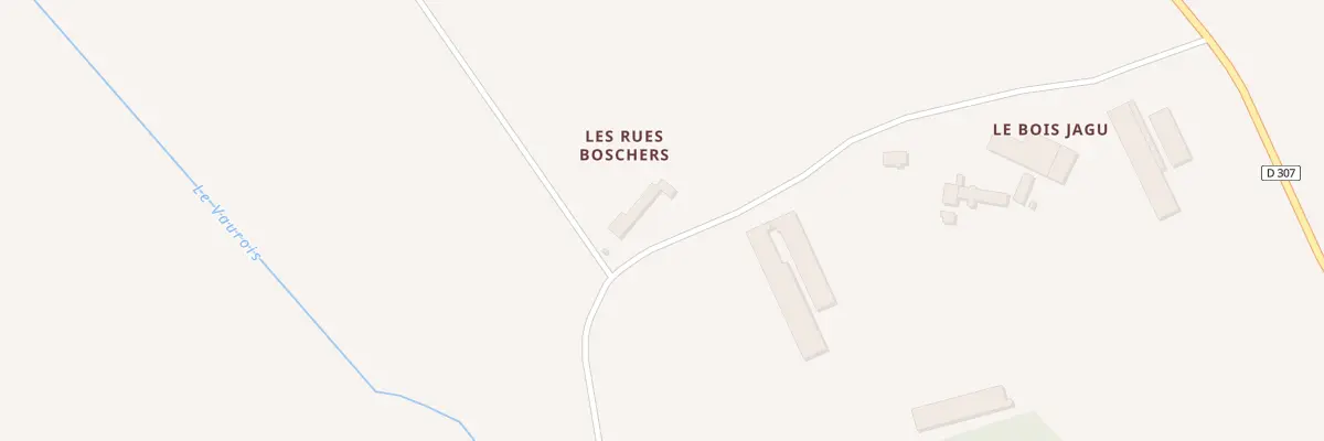Plan du 1 Les Rues Boschers à Mauron