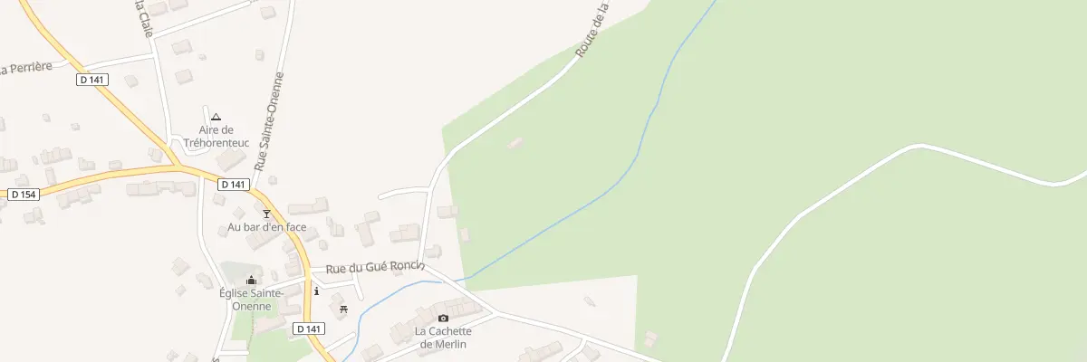 Plan du 5080 Le Bourg à Tréhorenteuc