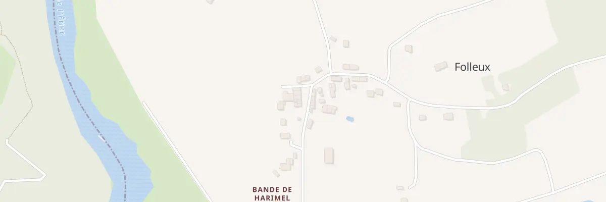Plan du 5160A Folleux à Béganne