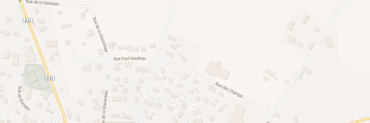 Plan du 1 Rue des Champs à Saint-Gravé