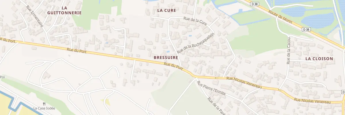 Plan du 2 Rue du Port à L’Épine