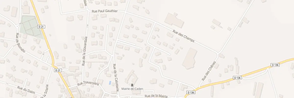 Plan du 13 Rue des Jardins à Caden
