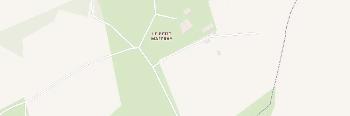 Plan du 2 Le Petit Maffray à Trémorel