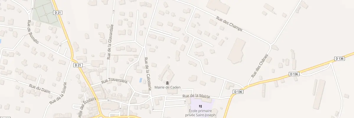 Plan du 7 Rue des Jardins à Caden