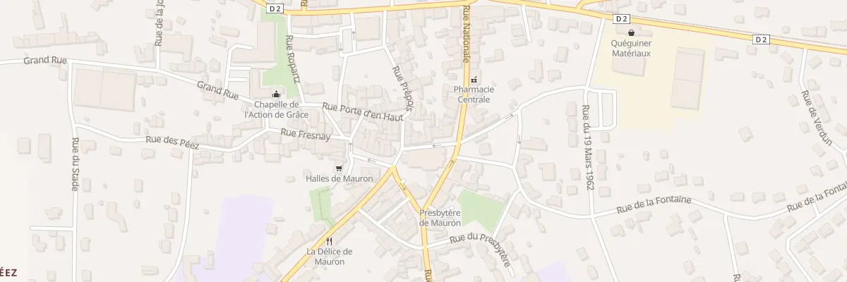Plan du 6 Rue Abbé Flohye à Mauron