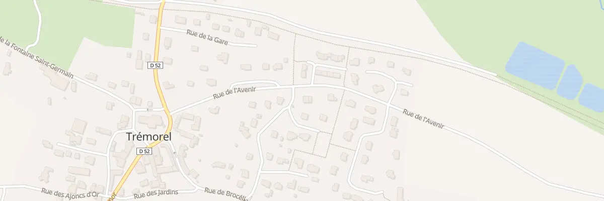 Plan du 14 Rue de l’Avenir à Trémorel
