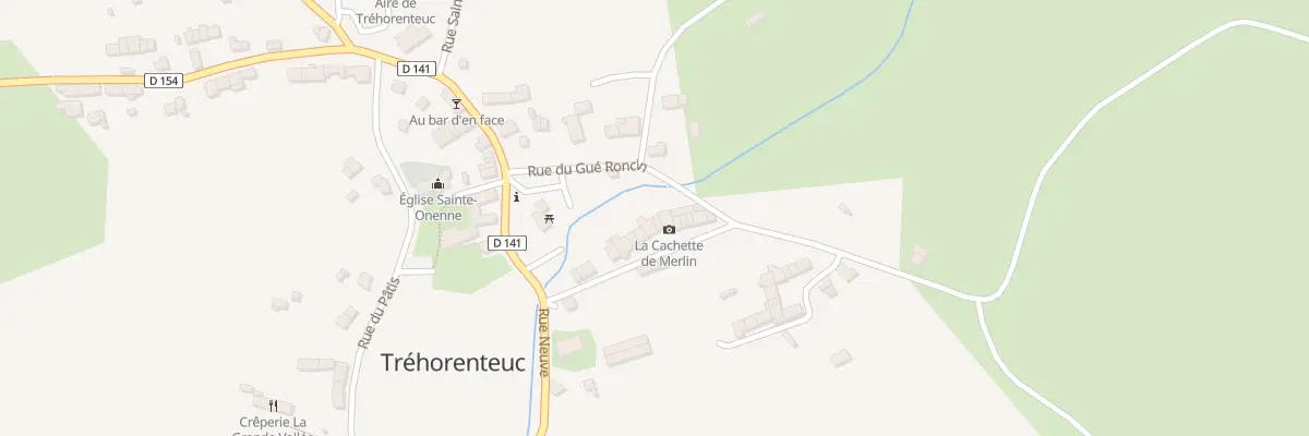 Plan du 11 Rue des Ruées à Tréhorenteuc