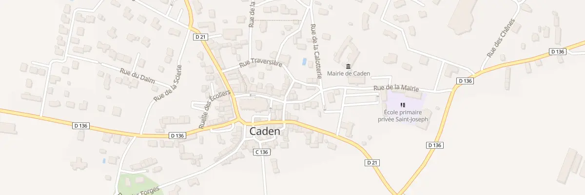 Plan du 3 Rue de la Mairie à Caden