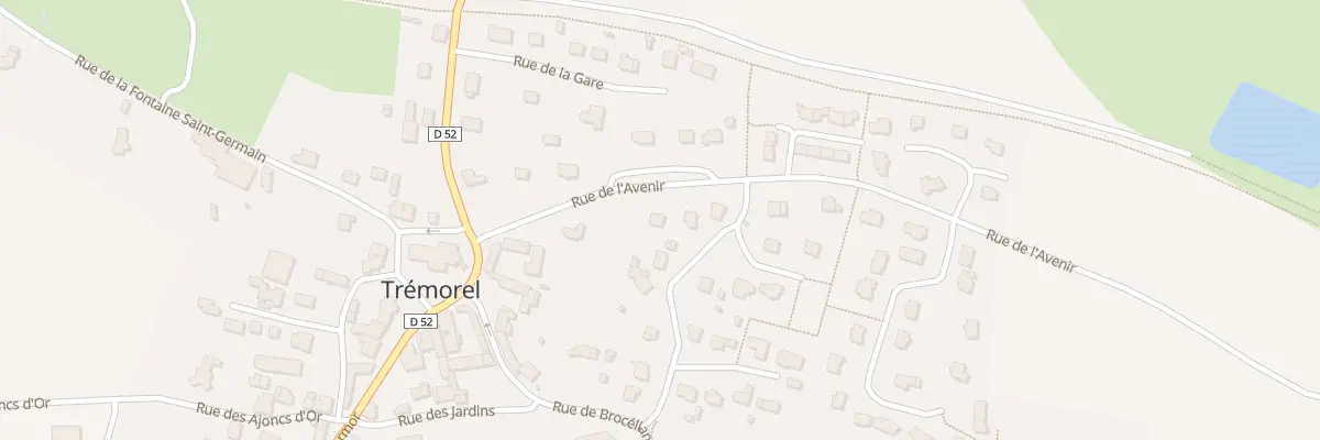 Plan du 8 Rue de l’Avenir à Trémorel