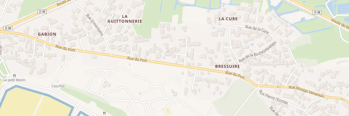 Plan du 20 Rue du Port à L’Épine