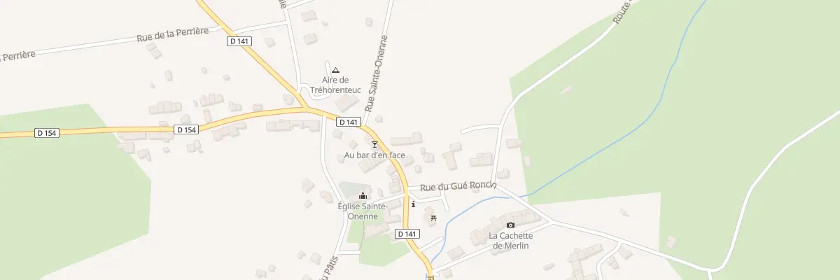 Plan du 7 Rue de Brocéliande à Tréhorenteuc