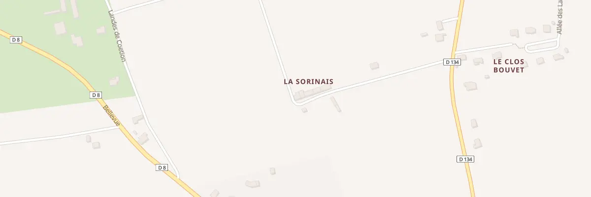 Plan du 18 La Sorinaie à Ruffiac