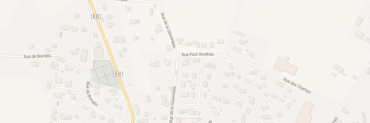 Plan du 10 Rue de la Glavardaie à Caden