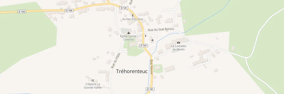 Plan du 30 Rue de Brocéliande à Tréhorenteuc