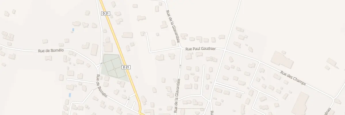 Plan du 15 Rue de la Glavardaie à Caden