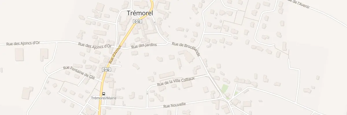 Plan du 10 Rue des Jardins à Trémorel