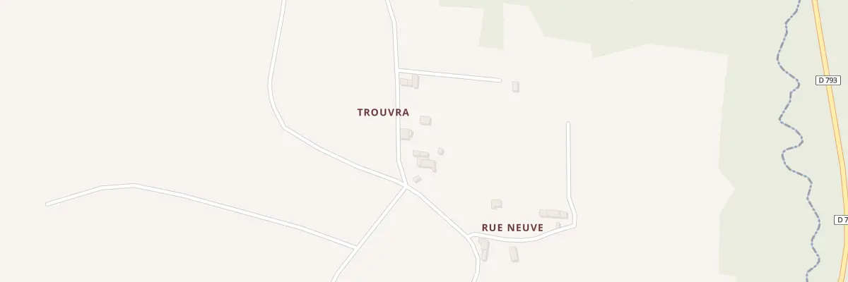 Plan du 33 Trouvra à Sévignac