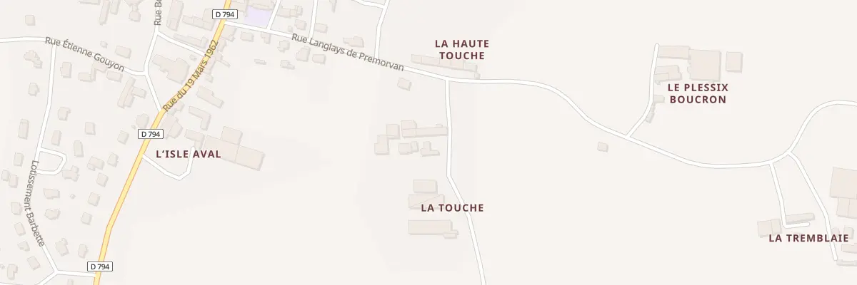 Plan du 5022 La Touche à Saint-Pôtan