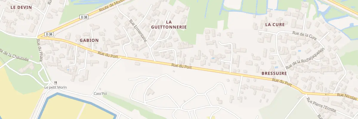 Plan du 44 Rue du Port à L’Épine