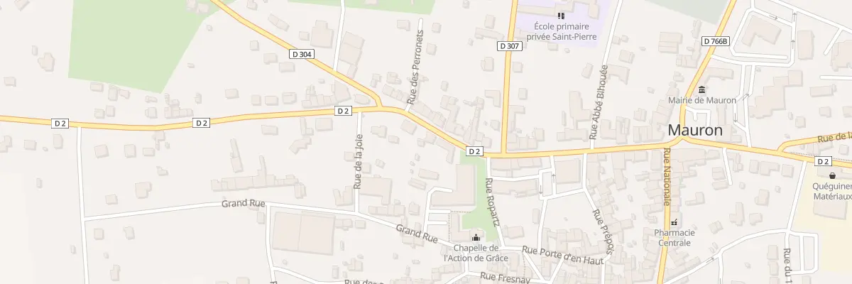 Plan du 27 Rue Paul Maulion à Mauron