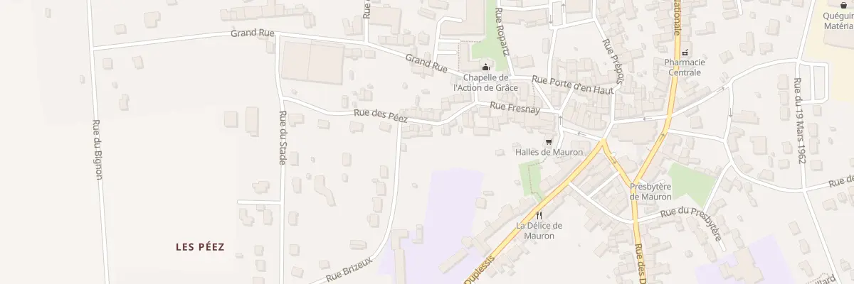 Plan du 7 Rue des Péez à Mauron