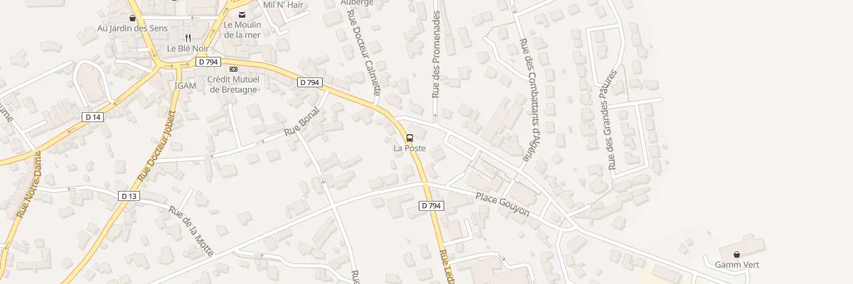 Plan du 20 Rue Saint-jean à Matignon