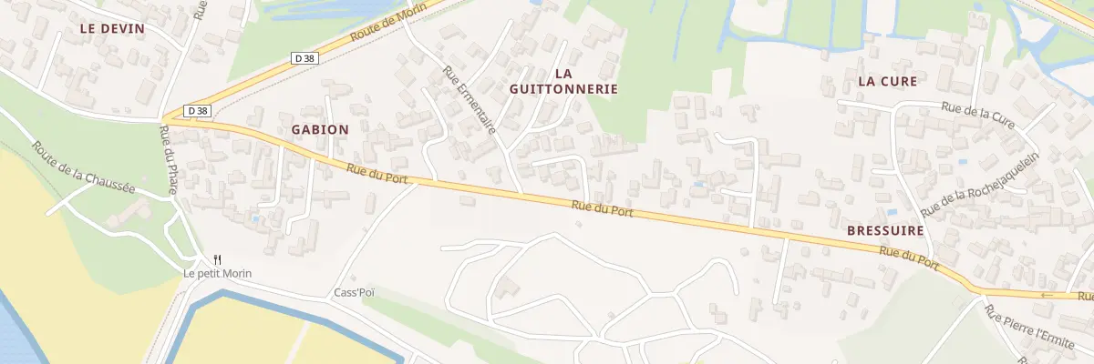 Plan du 50 Rue du Port à L’Épine