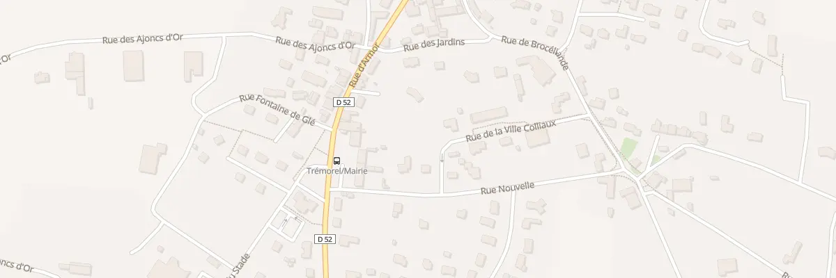 Plan du 8 Rue de la Ville Colliaux à Trémorel