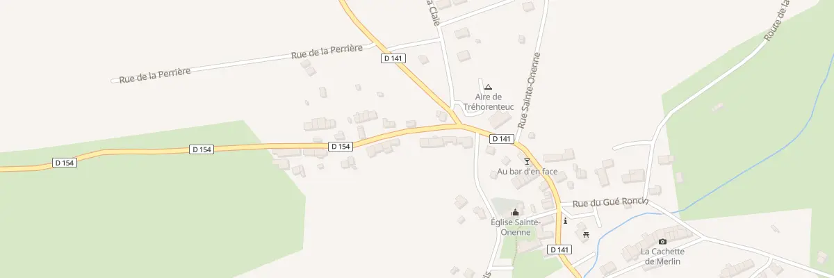 Plan du 6 Rue des Vignes à Tréhorenteuc