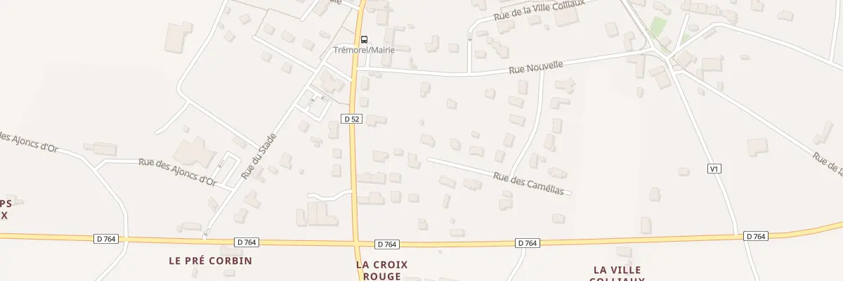 Plan du 16 Rue des Camélias à Trémorel