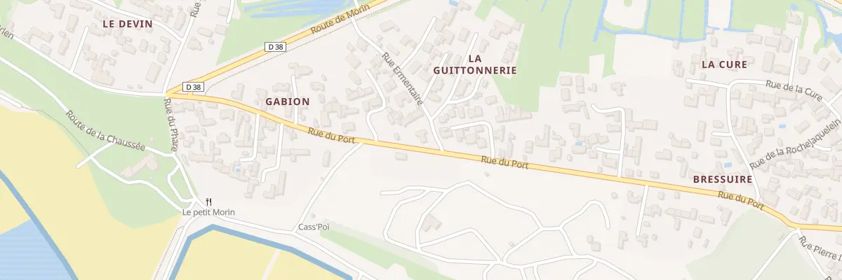 Plan du 54 Rue du Port à L’Épine