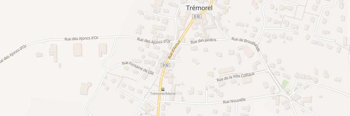 Plan du 12 Rue d’Armor à Trémorel