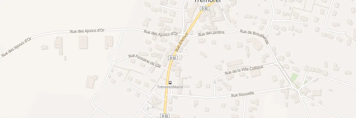 Plan du 8 Rue d’Armor à Trémorel