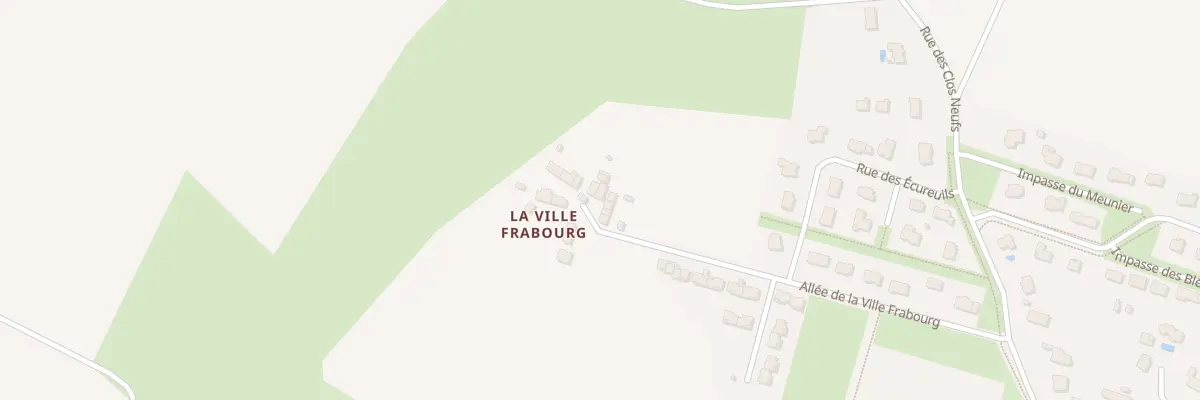 Plan du 5769 La Ville Frabourg à Nivillac
