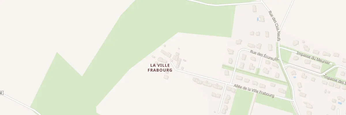Plan du 5768 La Ville Frabourg à Nivillac
