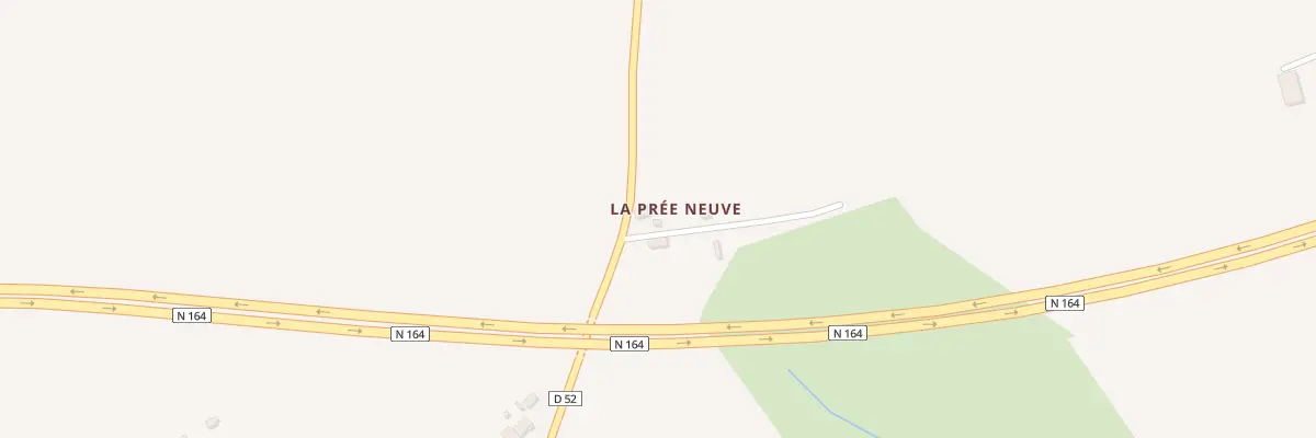 Plan du 1 La Prée Neuve à Trémorel