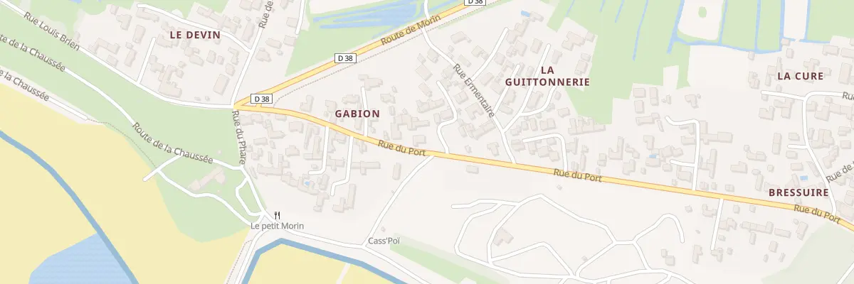 Plan du 66 Rue du Port à L’Épine
