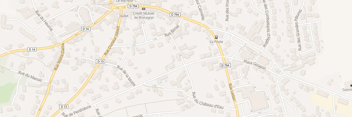 Plan du 4 Rue du Château d’Eau à Matignon