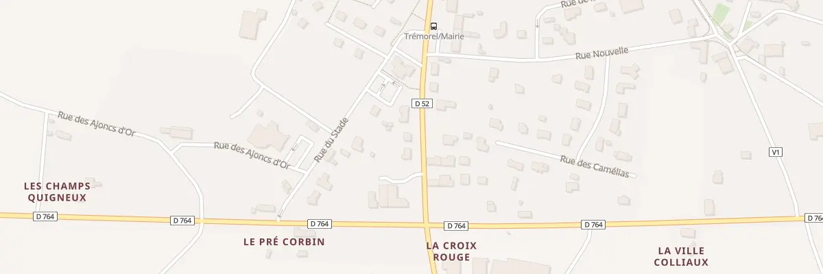 Plan du 4 Rue Abbe Leray à Trémorel