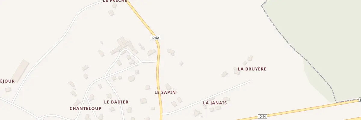 Plan du 6201 Le Sapin à Jugon-les-Lacs