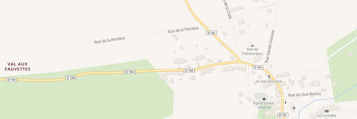 Plan du 15 Rue des Vignes à Tréhorenteuc