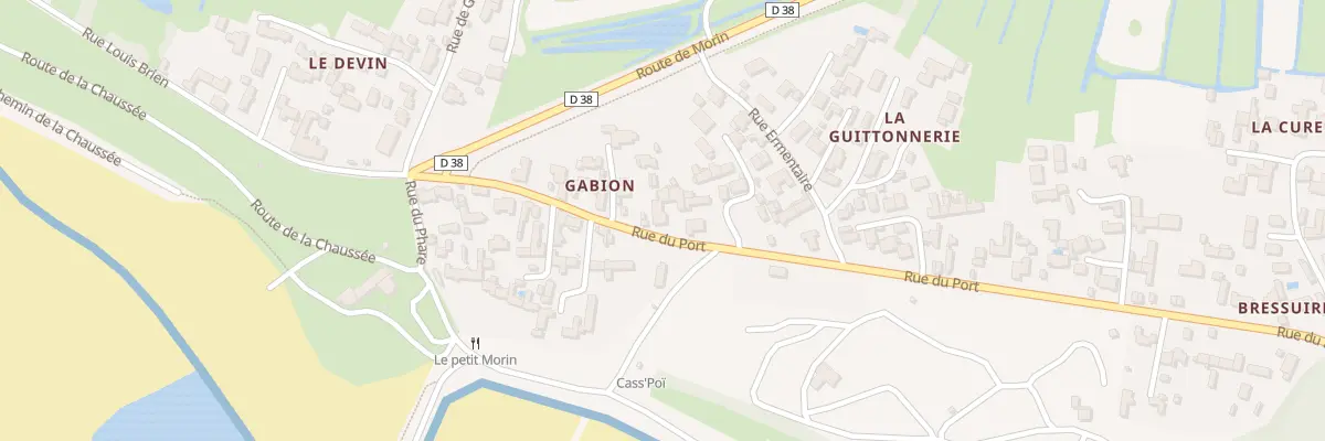 Plan du 68B Rue du Port à L’Épine