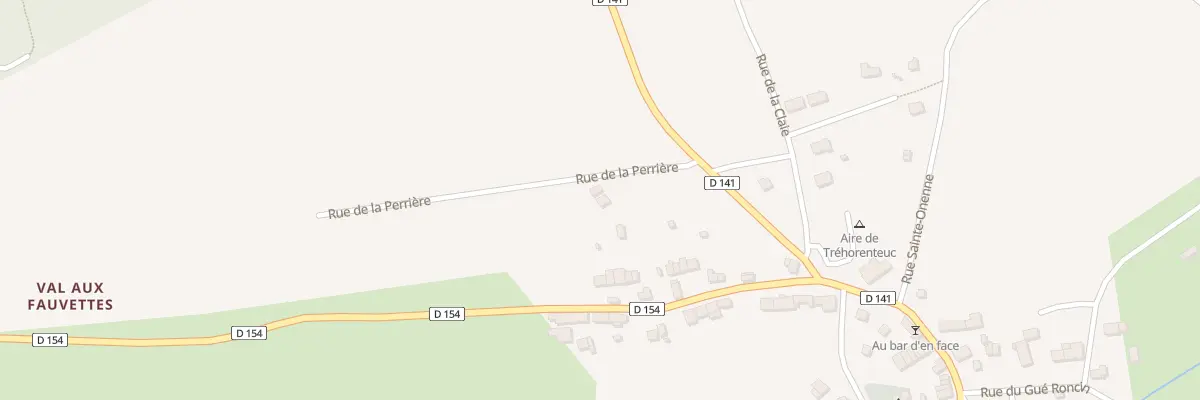 Plan du 5034 Rue de la Perrière à Tréhorenteuc